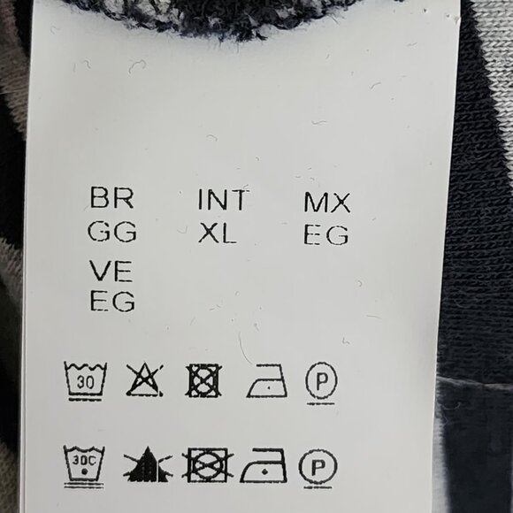 Hugo Boss Gray Stripe Cotton Stretch Slim Fit Skubic Sweatshirt - Picture 6 of 8